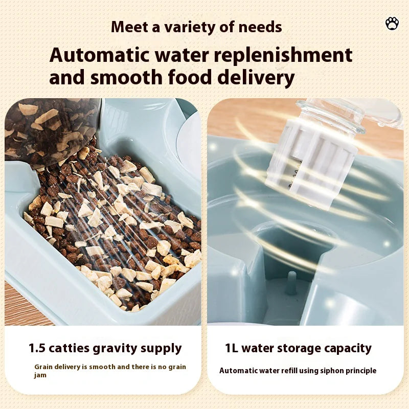 Automatic Pet Feeder Water Dispenser