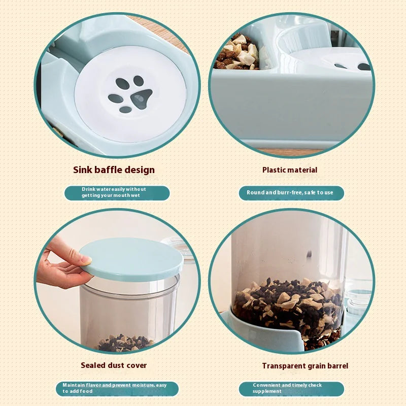 Automatic Pet Feeder Water Dispenser