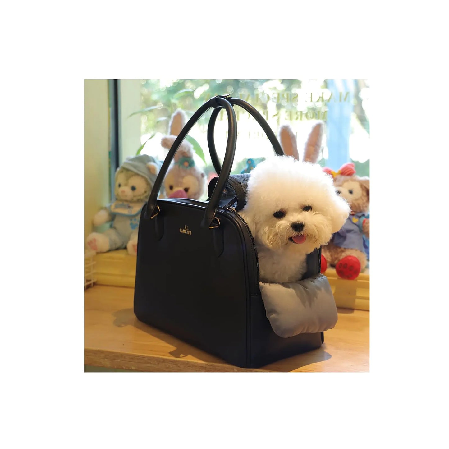 Wakytu Dog Carriers for Small Dogs Dog Purse Carrier for Small Dogs with Treat Pouch Soft-Sided Dog Carrier Airline Approved Dog Tote Bag Pet Carrier for Puppy KittenS