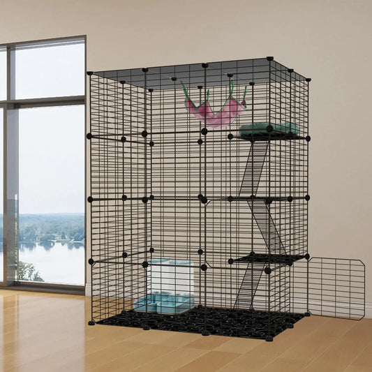 4-Tier Indoor Cage