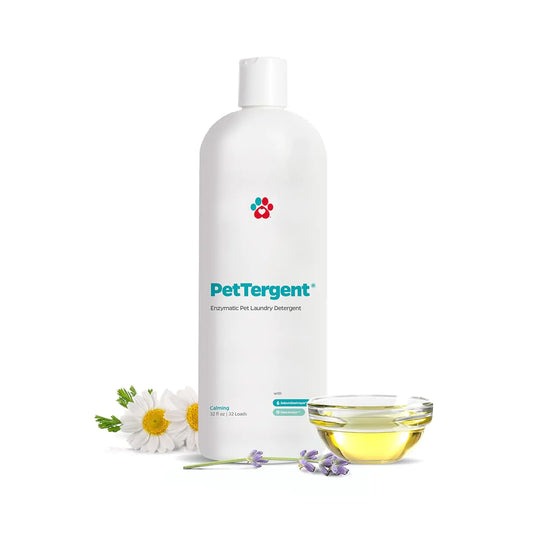 Pet Parents® PetTergent® Enzymatic Pet Laundry Detergent 32 oz 32 Loads Pet Stain Remover & Pet Odor Eliminator Laundry Detergent for Pets (Calming 32 oz)